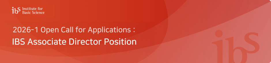 2026-1 Open Call for Applications : IBS Associate Director Position