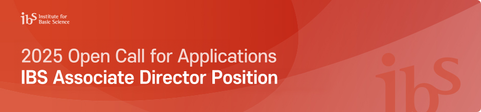 2025 Open Call for Applications : IBS Associate Director Position